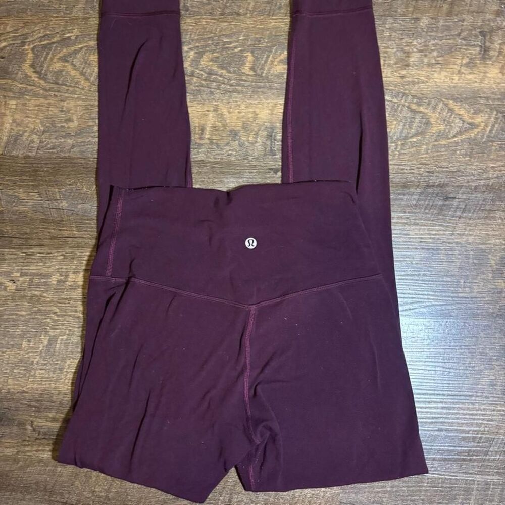 Lululemon Women's Burgundy Align Leggings